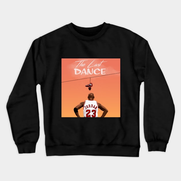 Michael Jordan - The Last Dance Poster Crewneck Sweatshirt by midaillustrator